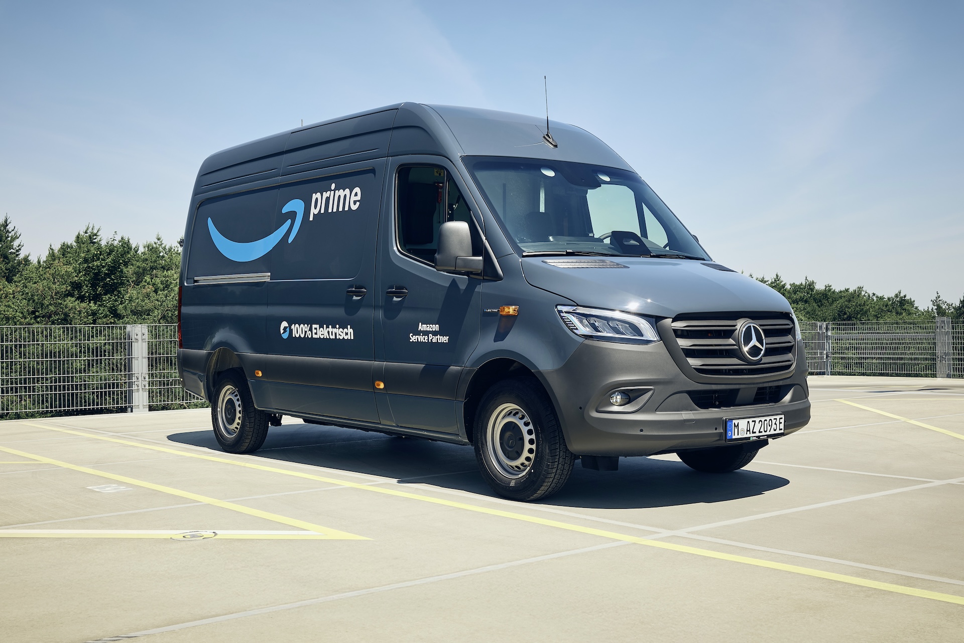 3 750 eSprinter et 1 250 eVito vont rejoindre la flotte européenne Amazon pour assurer les livraisons quotidiennes. © Mercedes-Benz Vans